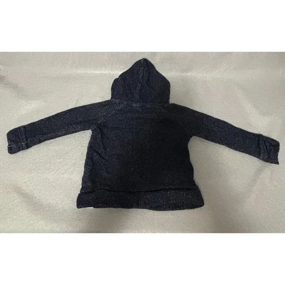 Burts Bees Baby Boys Navy Blue Organic Cotton Bee Graphic Hoodie 24 Months - Picture 5 of 5